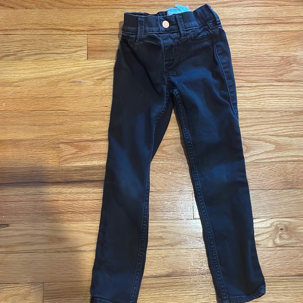 Abercrombie Kids pull on Jean leggings